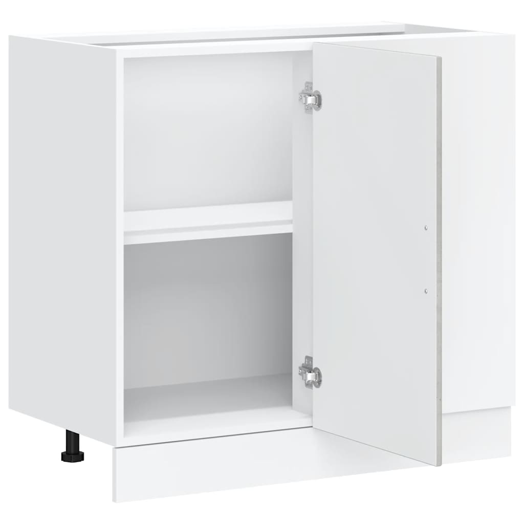Armoire de cuisine Kalmar gris béton bois d’ingénierie - Meubles de cuisine