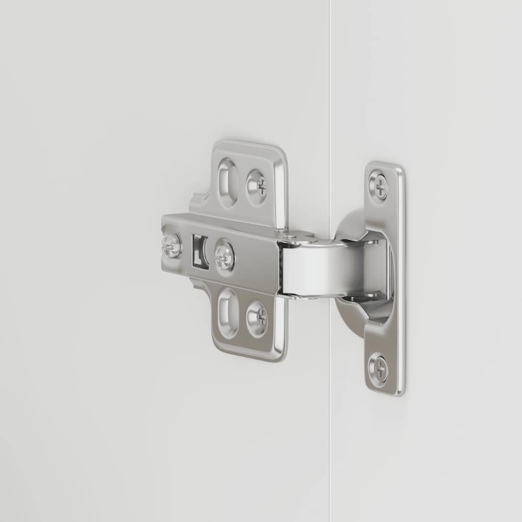 Armoire de cuisine Porto blanc brillant bois ingénierie - Meubles de cuisine