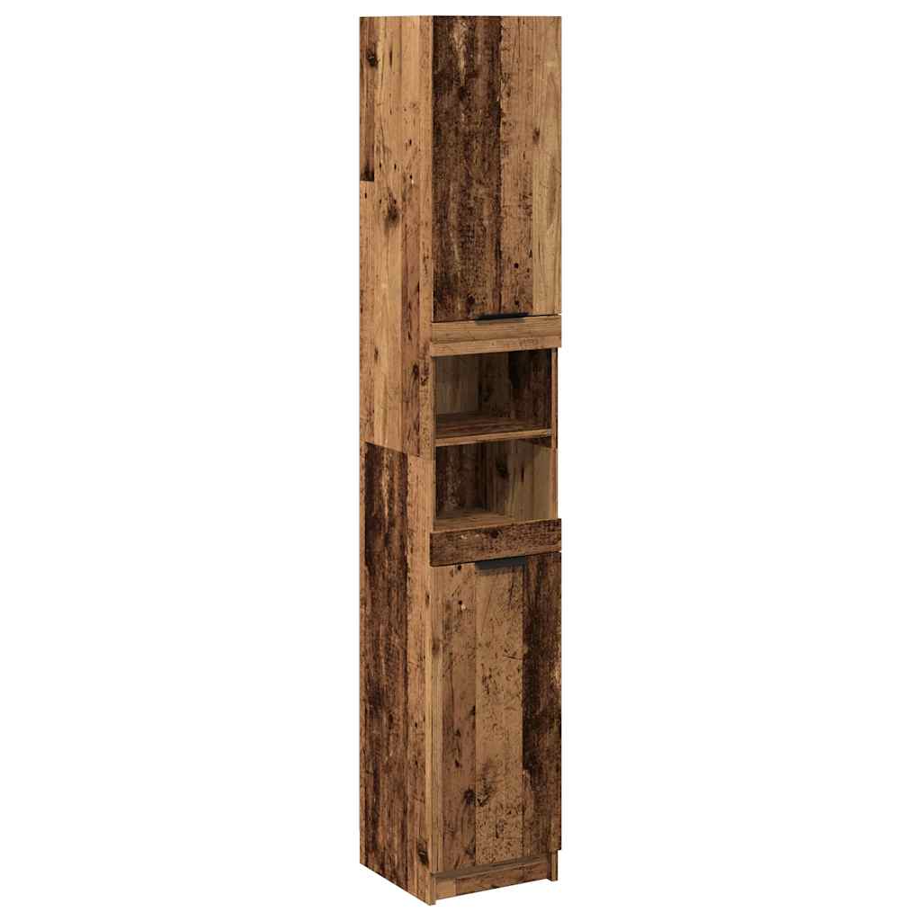 Armoire de salle de bain vieux bois bois d’ingénierie - Meubles-lavabos de salle de bains