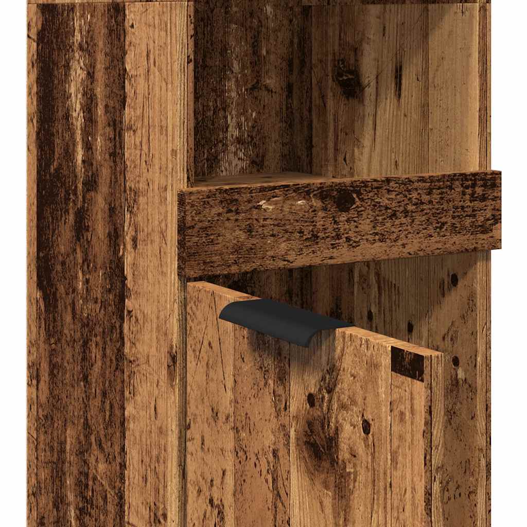 Armoire de salle de bain vieux bois bois d’ingénierie - Meubles-lavabos de salle de bains