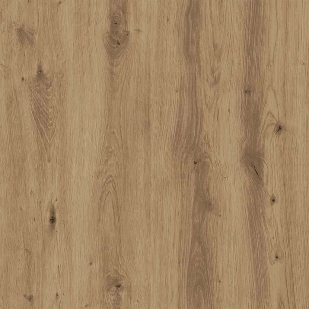 Armoire en verre suspendue chêne artisanal bois d’ingénierie - Meubles de cuisine