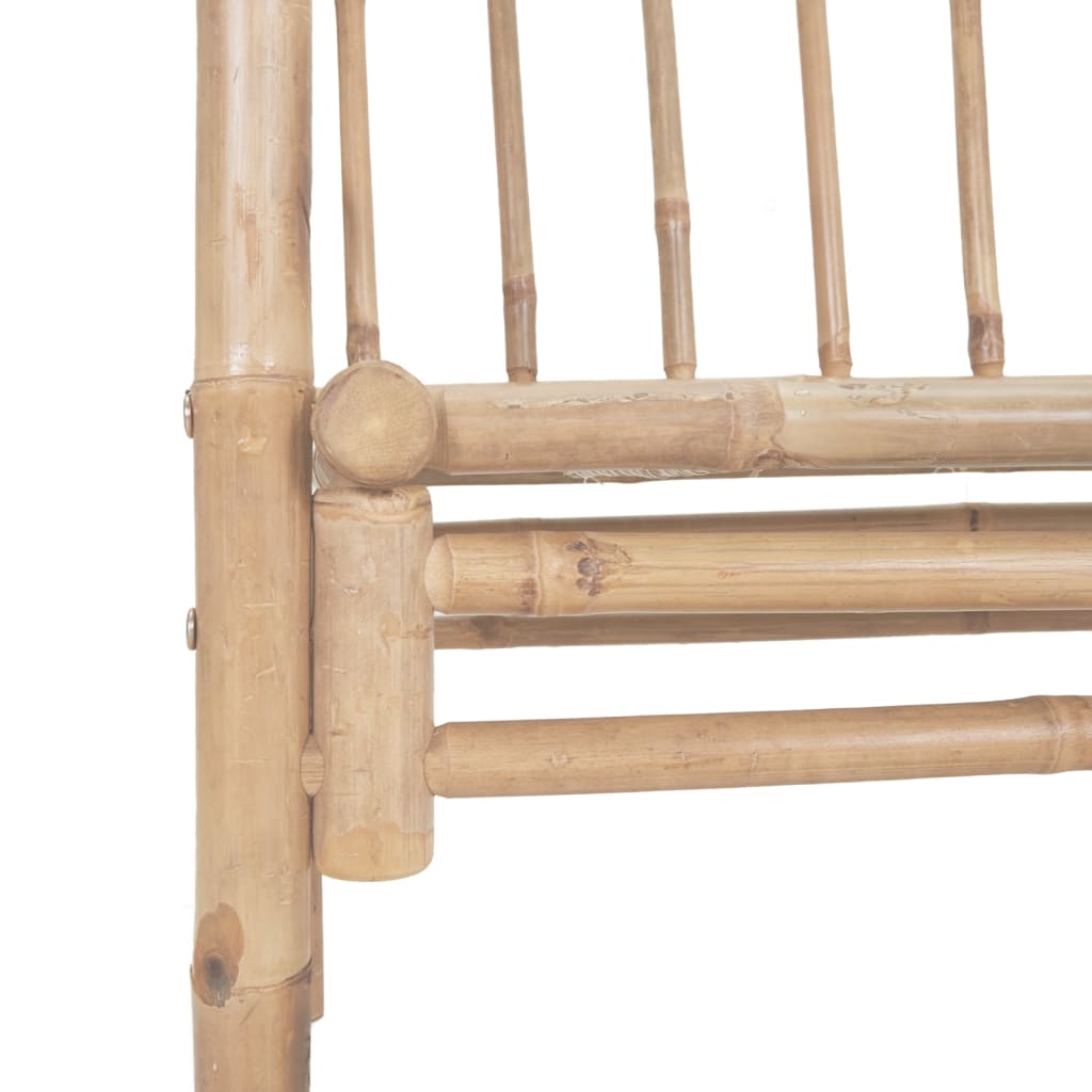 Banc de jardin avec pergola 116 cm Bambou - Bancs de jardin