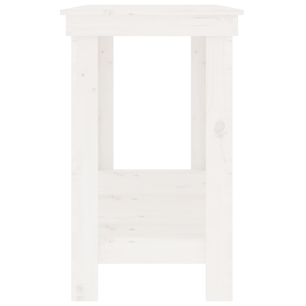 Banc de travail Blanc 180x50x80 cm Bois de pin massif - Établis
