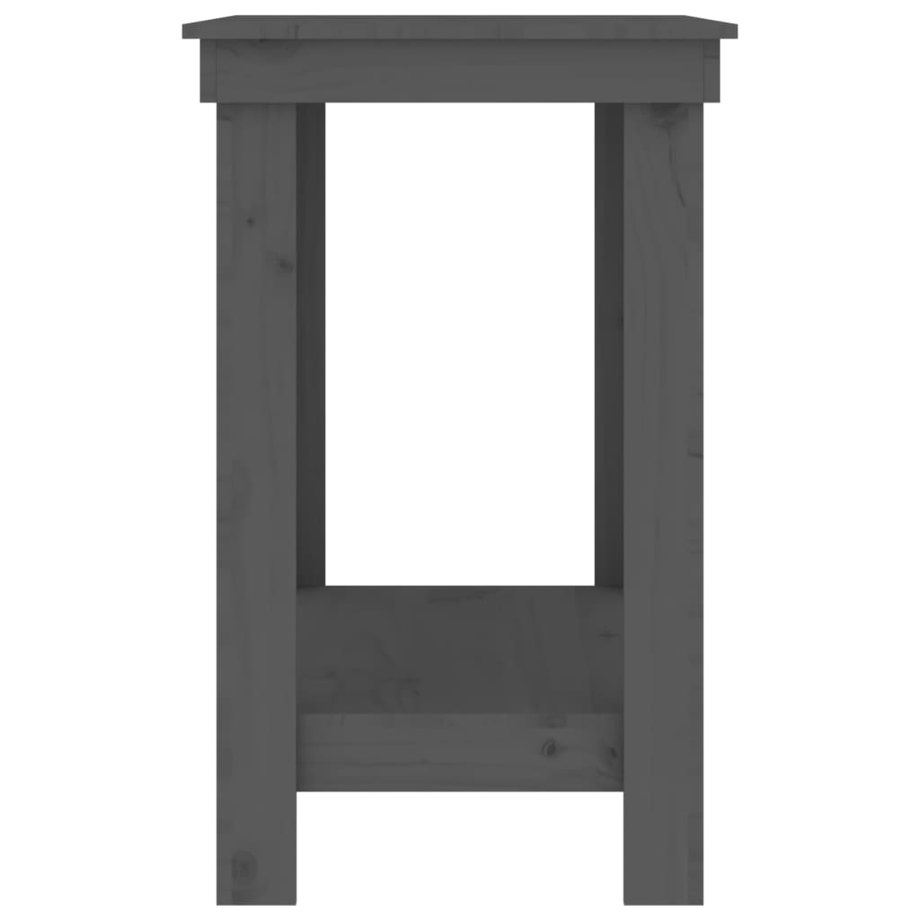 Banc de travail Gris 80x50x80 cm Bois de pin massif - Établis