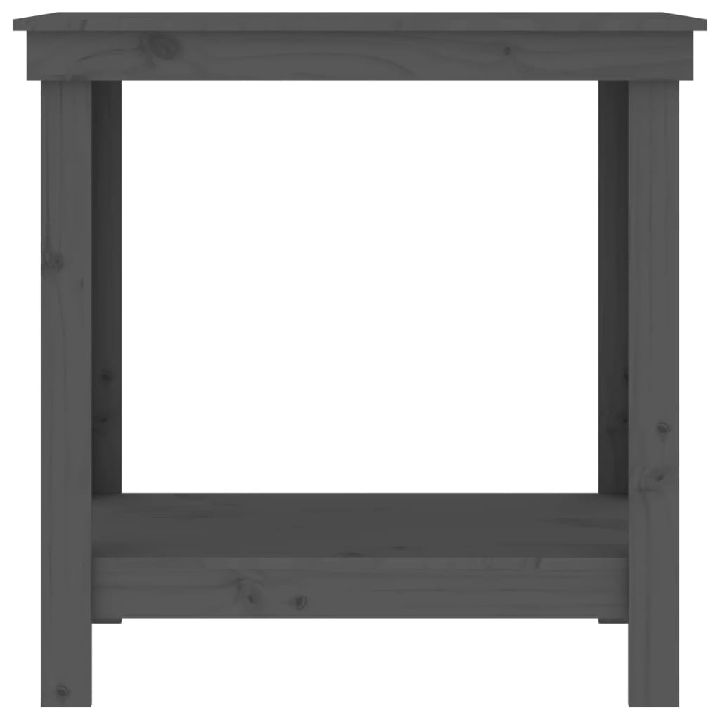Banc de travail Gris 80x50x80 cm Bois de pin massif - Établis