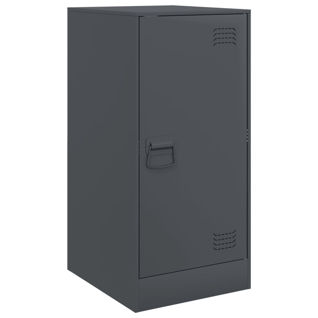 Buffet anthracite 34,5x39x73 cm acier - Buffets & bahuts