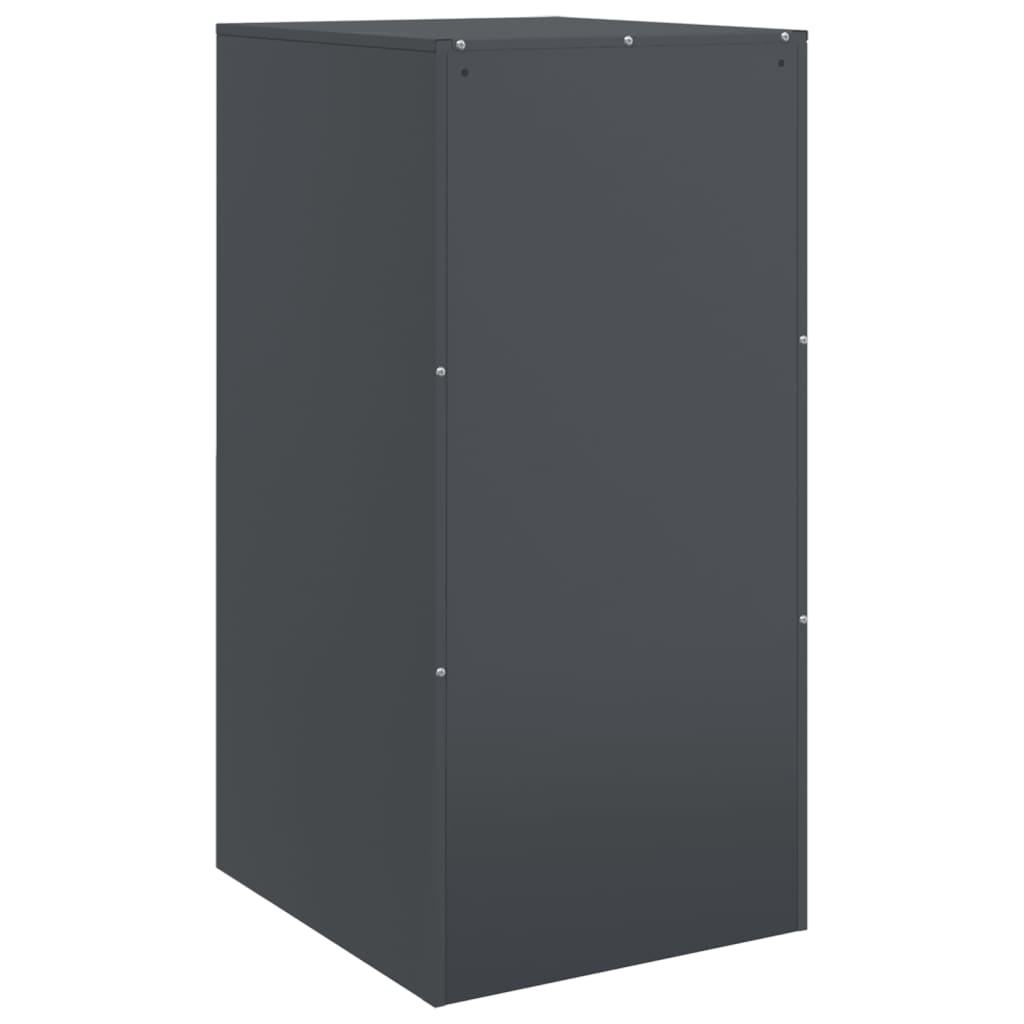Buffet anthracite 34,5x39x73 cm acier - Buffets & bahuts