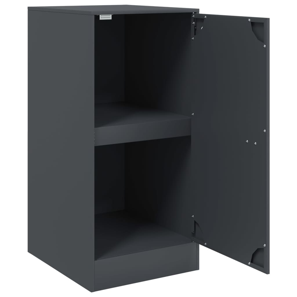 Buffet anthracite 34,5x39x73 cm acier - Buffets & bahuts