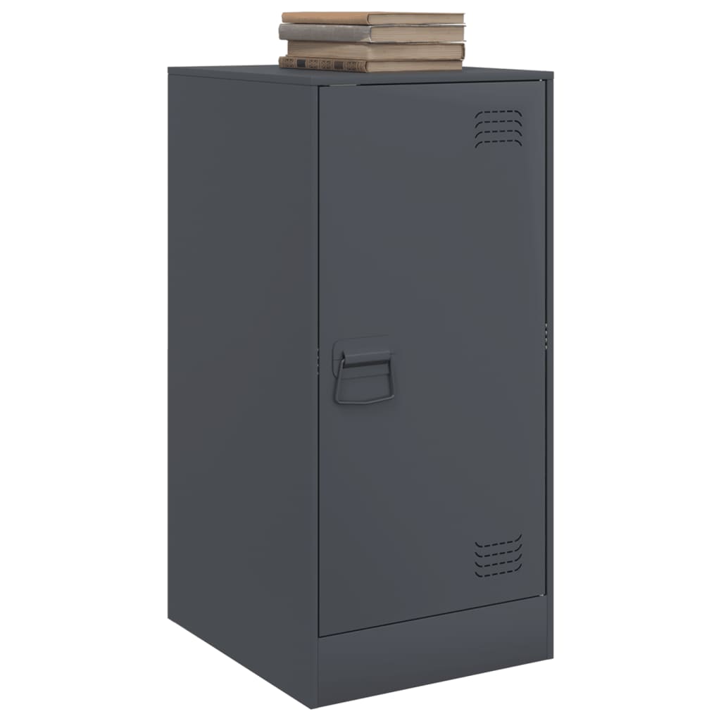 Buffet anthracite 34,5x39x73 cm acier - Buffets & bahuts