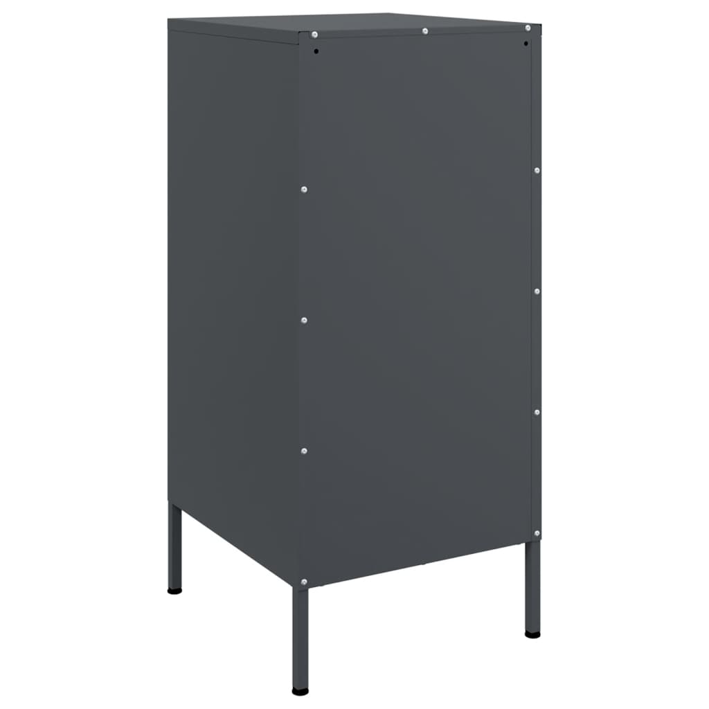 Buffet anthracite 36x39x79 cm acier - Buffets & bahuts