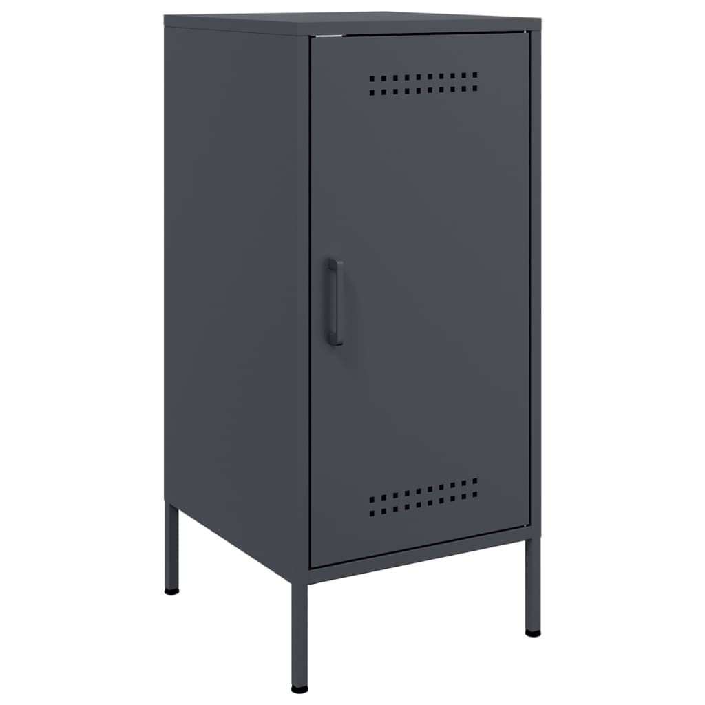Buffet anthracite 36x39x79 cm acier - Buffets & bahuts