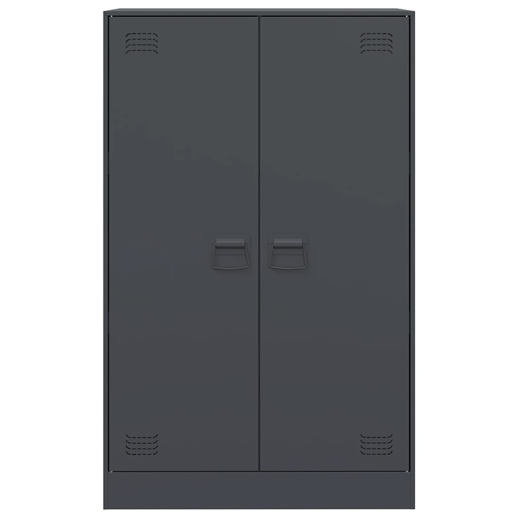 Buffet anthracite 67x39x107 cm acier - Buffets & bahuts