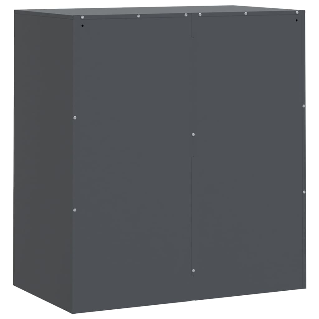 Buffet anthracite 67x39x73 cm acier - Buffets & bahuts