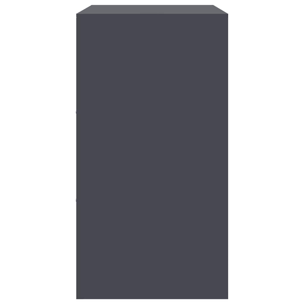 Buffet anthracite 67x39x73 cm acier - Buffets & bahuts