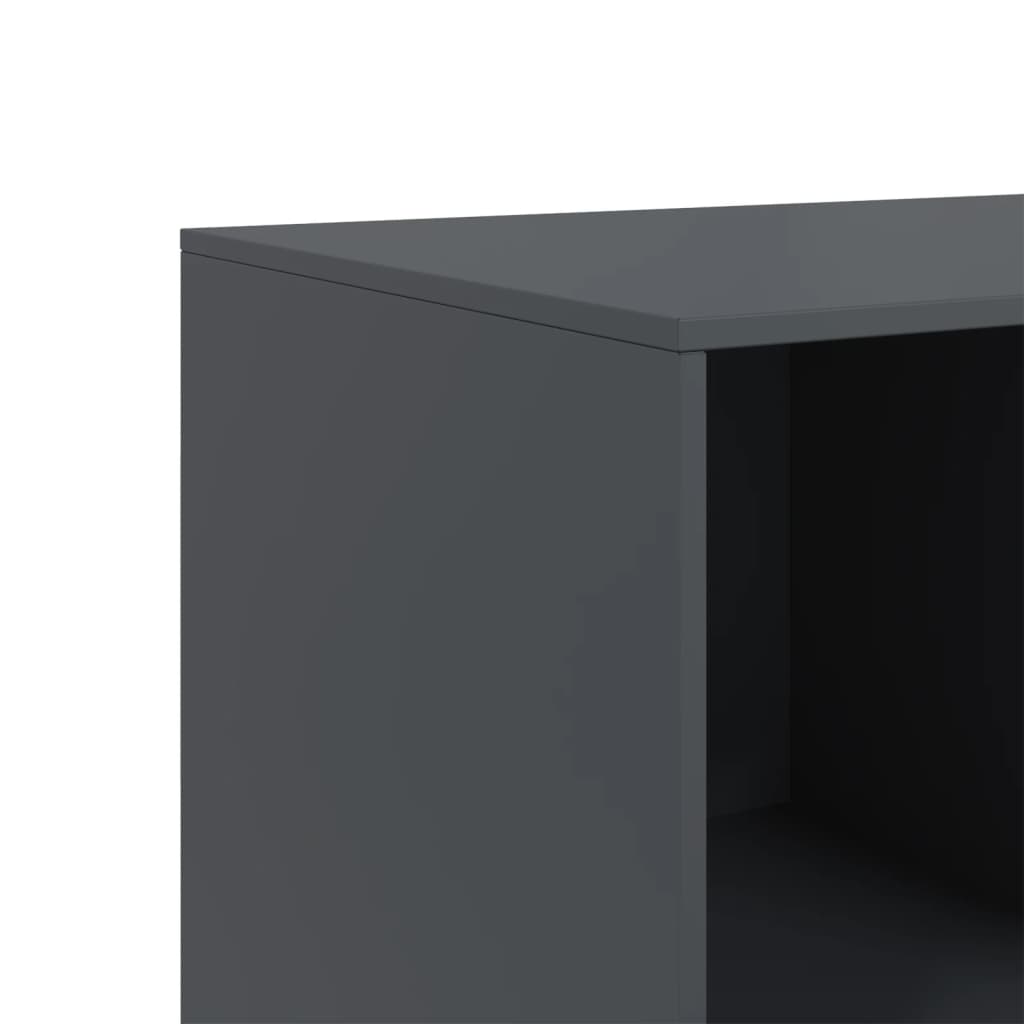 Buffet anthracite 99x39x73 cm acier - Buffets & bahuts