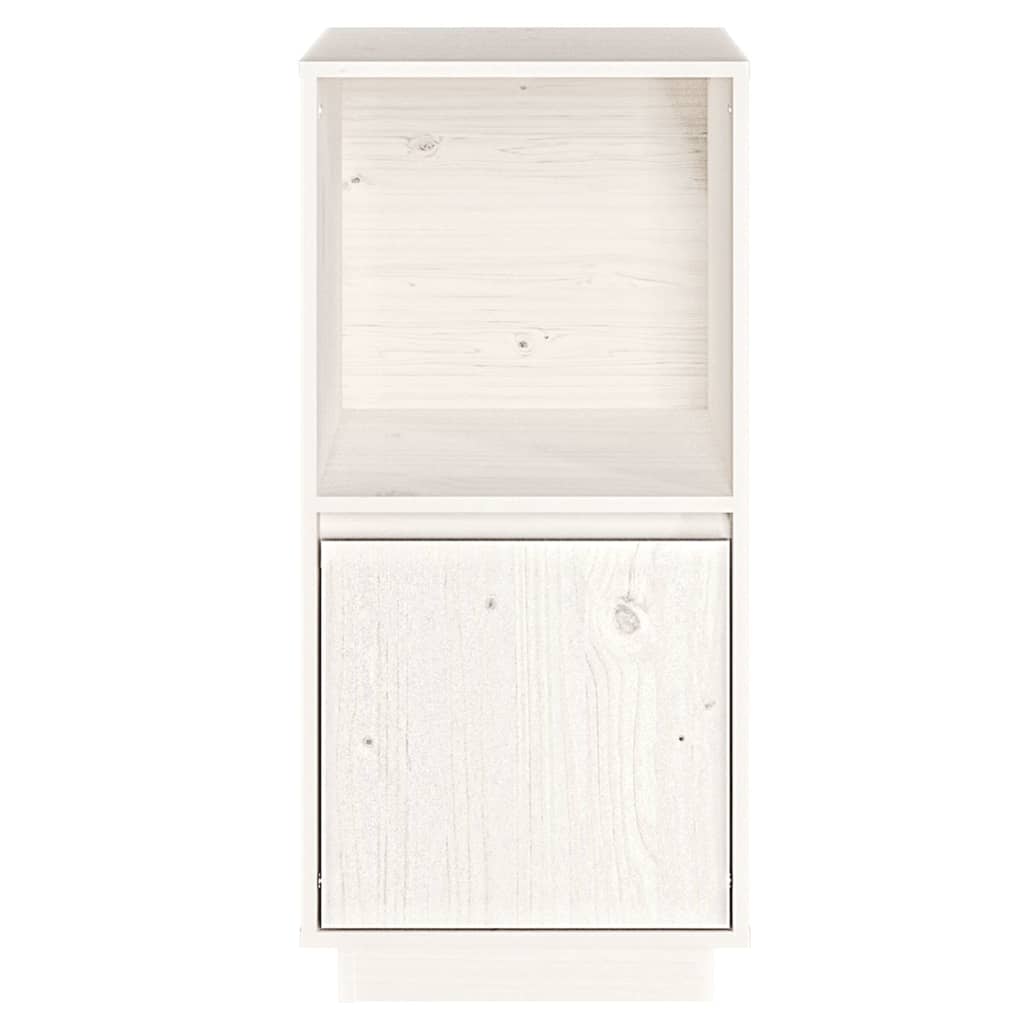 Buffet blanc 38x35x80 cm bois massif de pin - Buffets & bahuts