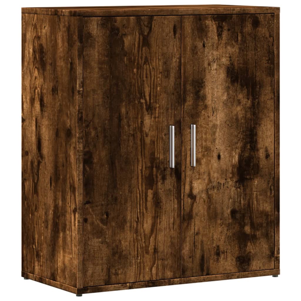 Buffet chêne fumé 60x31x70 cm bois d’ingénierie - Buffets & bahuts