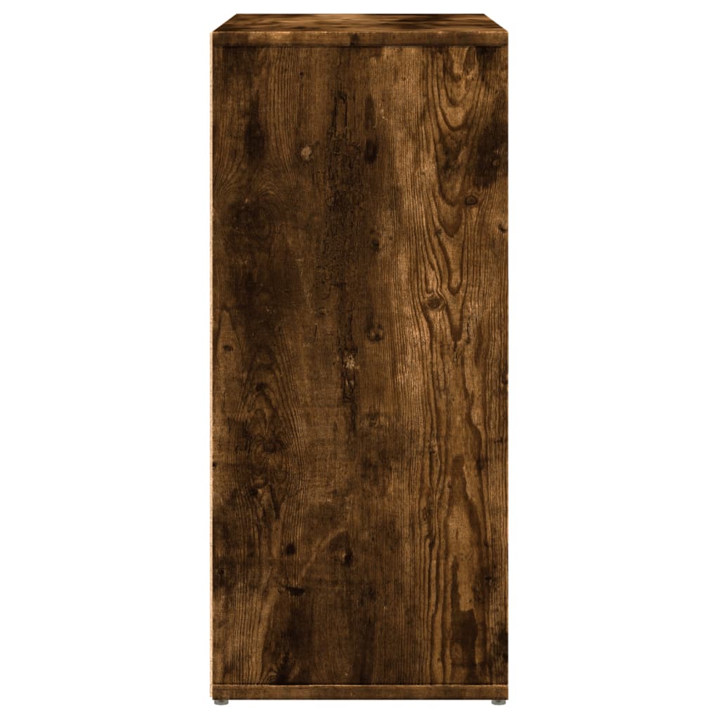 Buffet chêne fumé 60x31x70 cm bois d’ingénierie - Buffets & bahuts