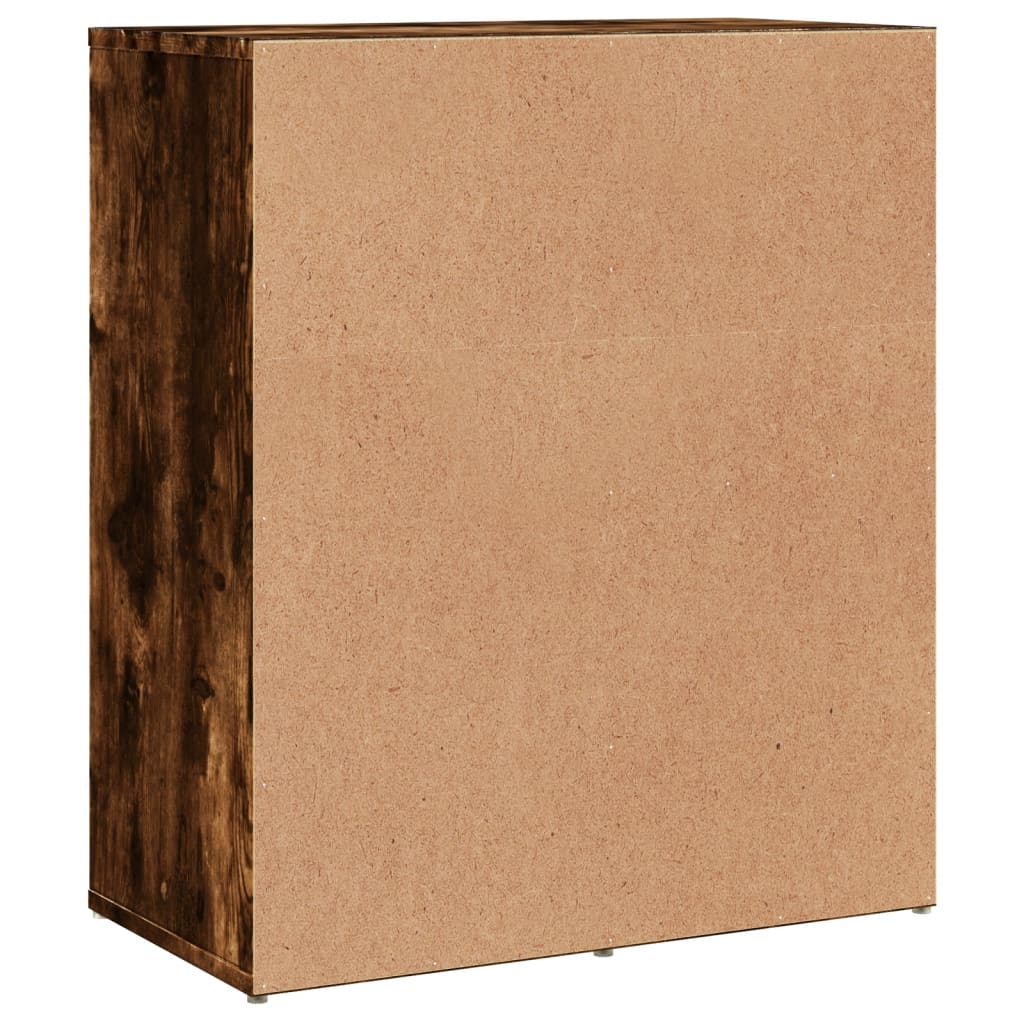 Buffet chêne fumé 60x31x70 cm bois d’ingénierie - Buffets & bahuts