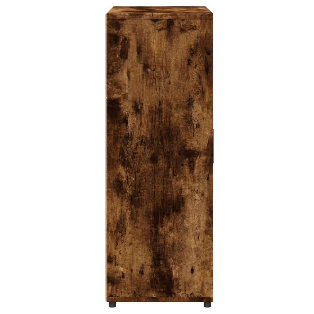 Buffet chêne fumé 60x31x84 cm bois d’ingénierie - Buffets & bahuts