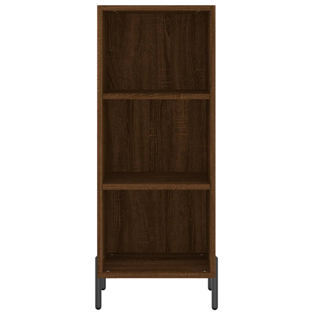 Buffet chêne marron 34,5x32,5x90 cm bois d’ingénierie - Buffets & bahuts