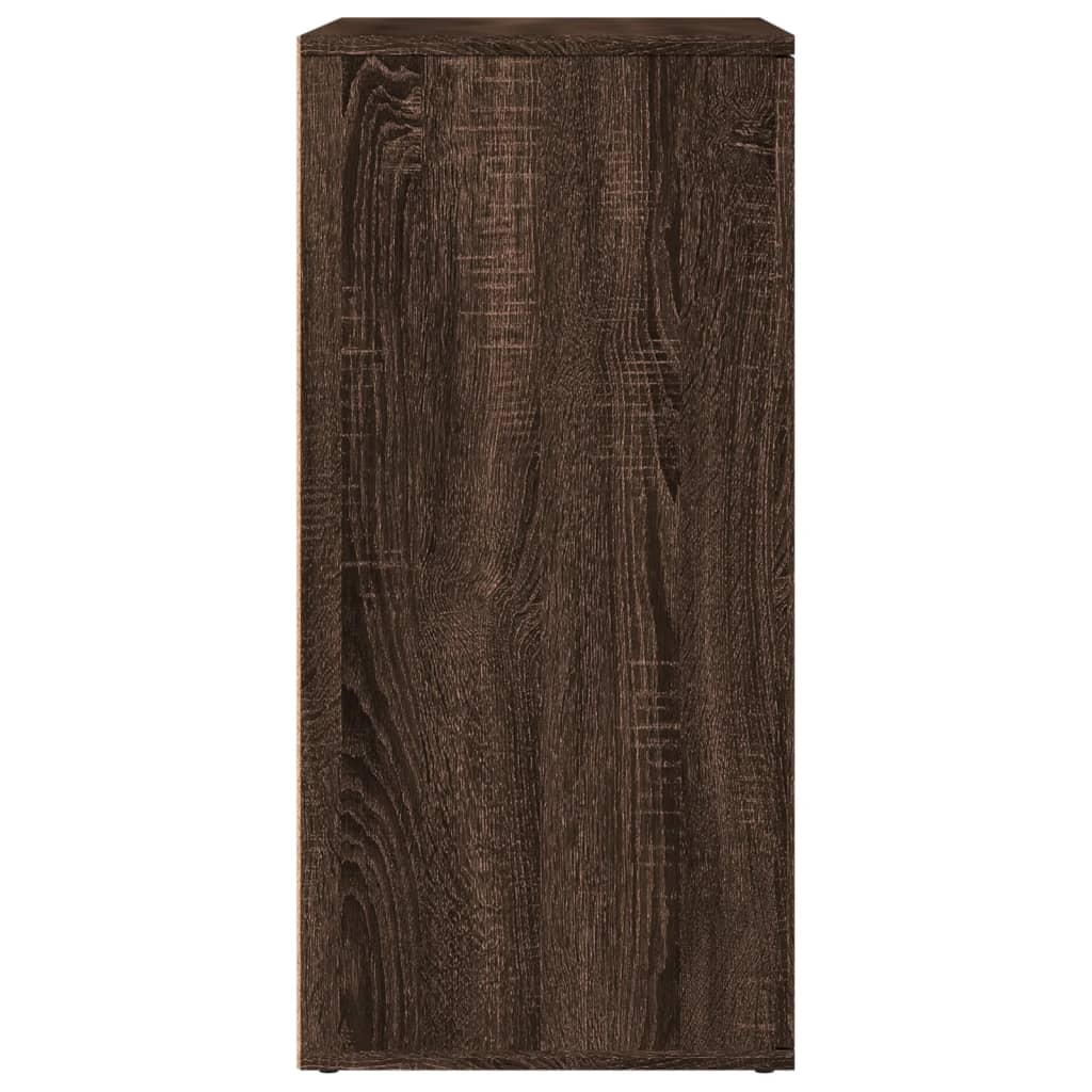 Buffet chêne marron 79x38x80 cm bois d’ingénierie - Buffets & bahuts