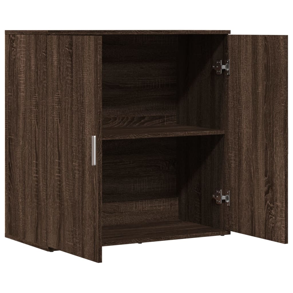 Buffet chêne marron 79x38x80 cm bois d’ingénierie - Buffets & bahuts