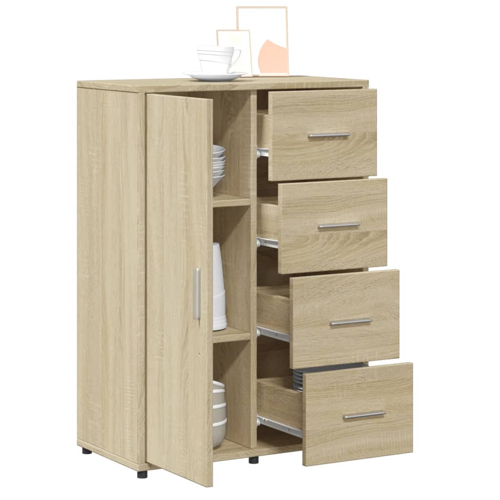 Buffet chêne sonoma 60x31x84 cm bois d’ingénierie - Buffets & bahuts