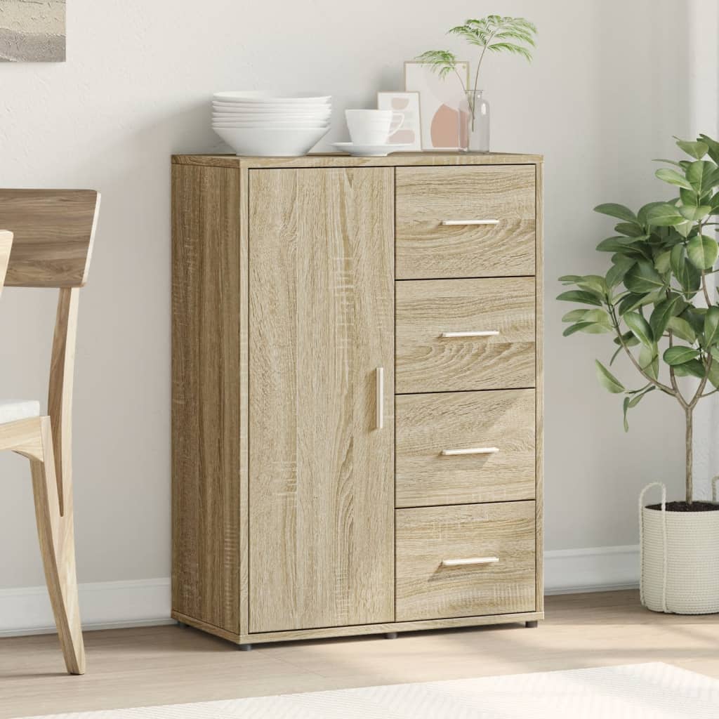 Buffet chêne sonoma 60x31x84 cm bois d’ingénierie - Buffets & bahuts