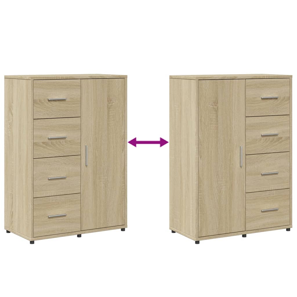 Buffet chêne sonoma 60x31x84 cm bois d’ingénierie - Buffets & bahuts