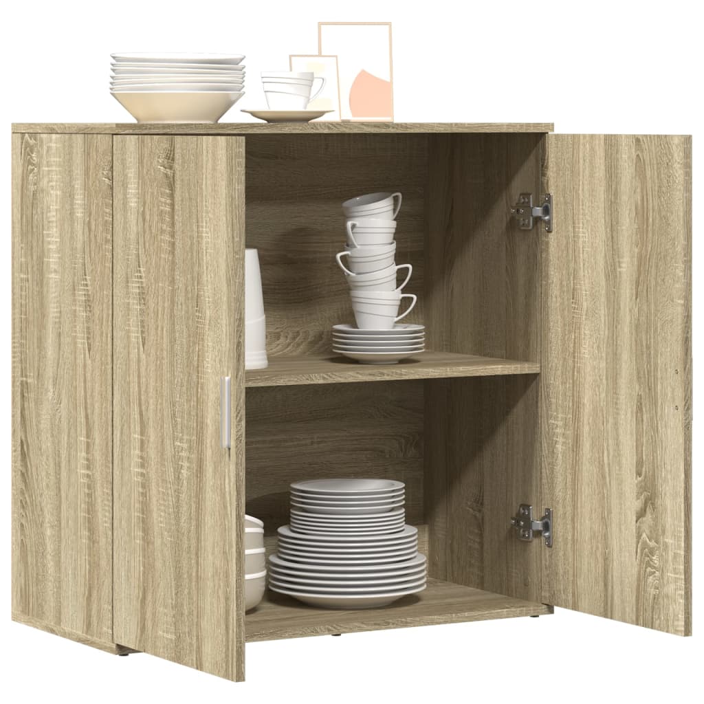 Buffet chêne sonoma 79x38x80 cm bois d’ingénierie - Buffets & bahuts