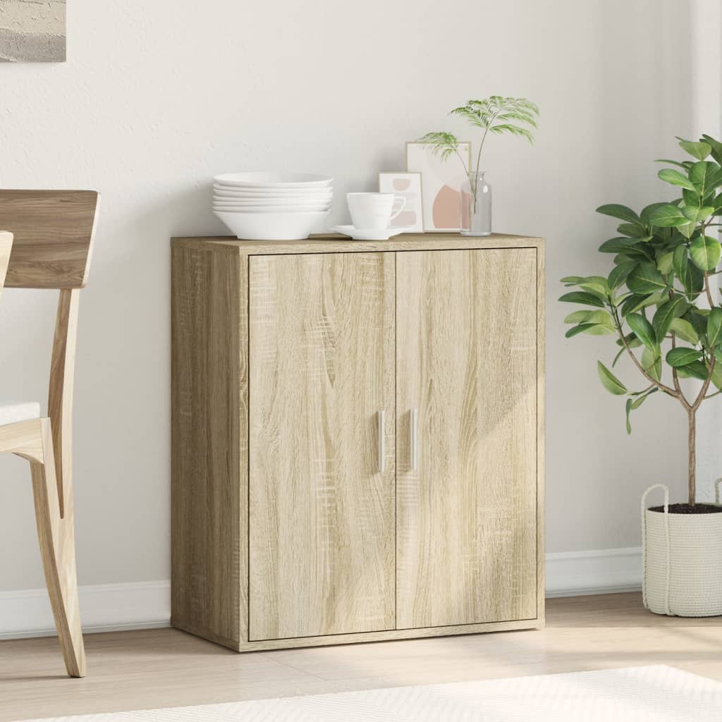 Buffet chêne sonoma 79x38x80 cm bois d’ingénierie - Buffets & bahuts