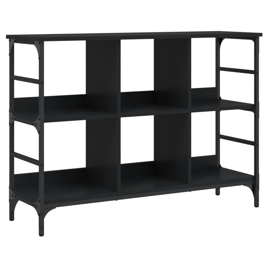 Buffet noir 102x32x73,5 cm bois d’ingénierie - Buffets & bahuts