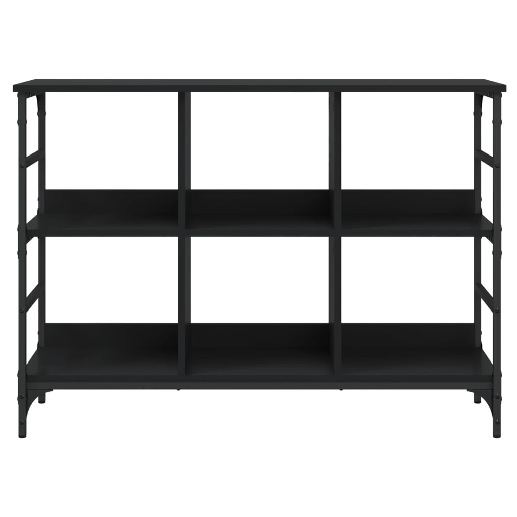 Buffet noir 102x32x73,5 cm bois d’ingénierie - Buffets & bahuts