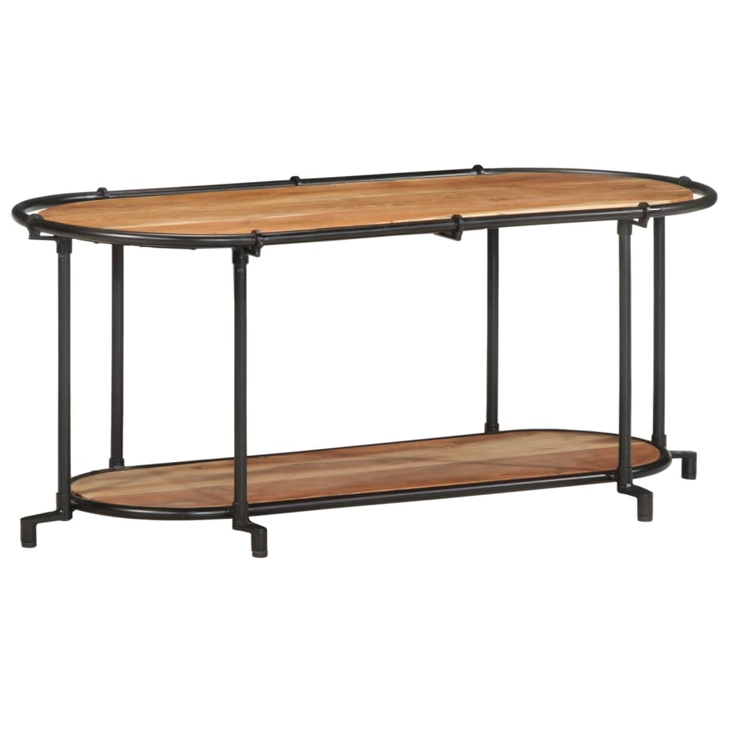 Meuble TV 100x42x40 cm bois d’acacia massif - Fixations & meubles de rangement multimédia