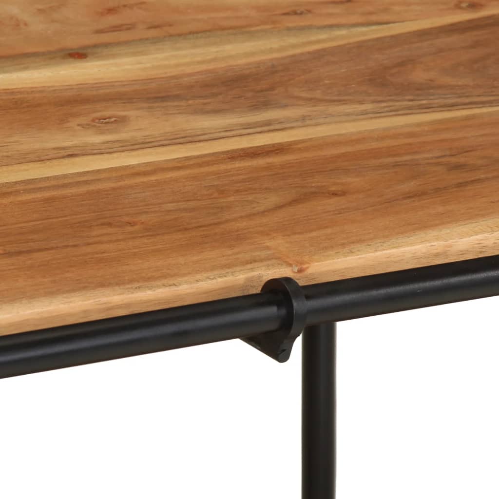 Meuble TV 100x42x40 cm bois d’acacia massif - Fixations & meubles de rangement multimédia