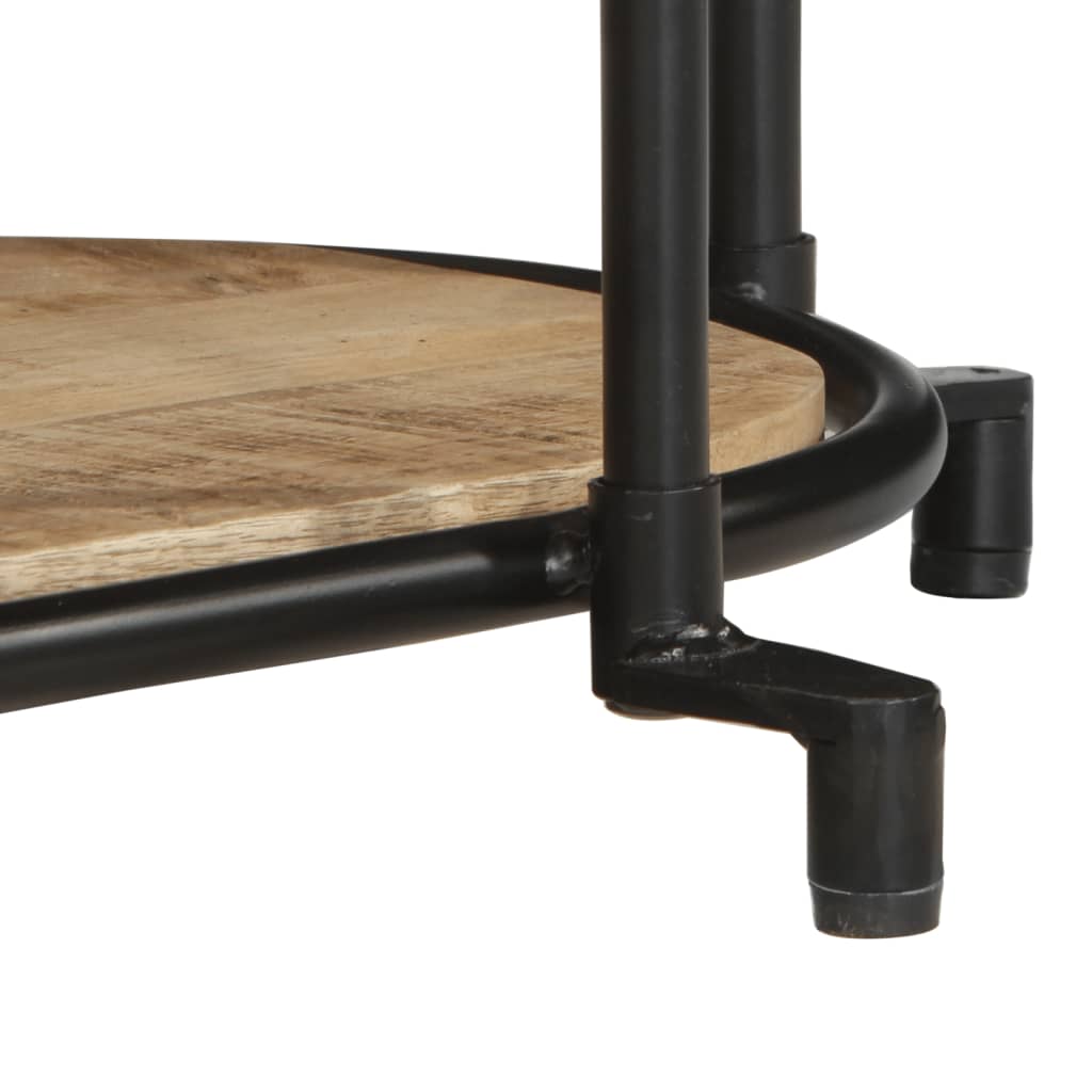 Meuble TV 100x42x40 cm bois massif de manguier brut - Fixations & meubles de rangement multimédia