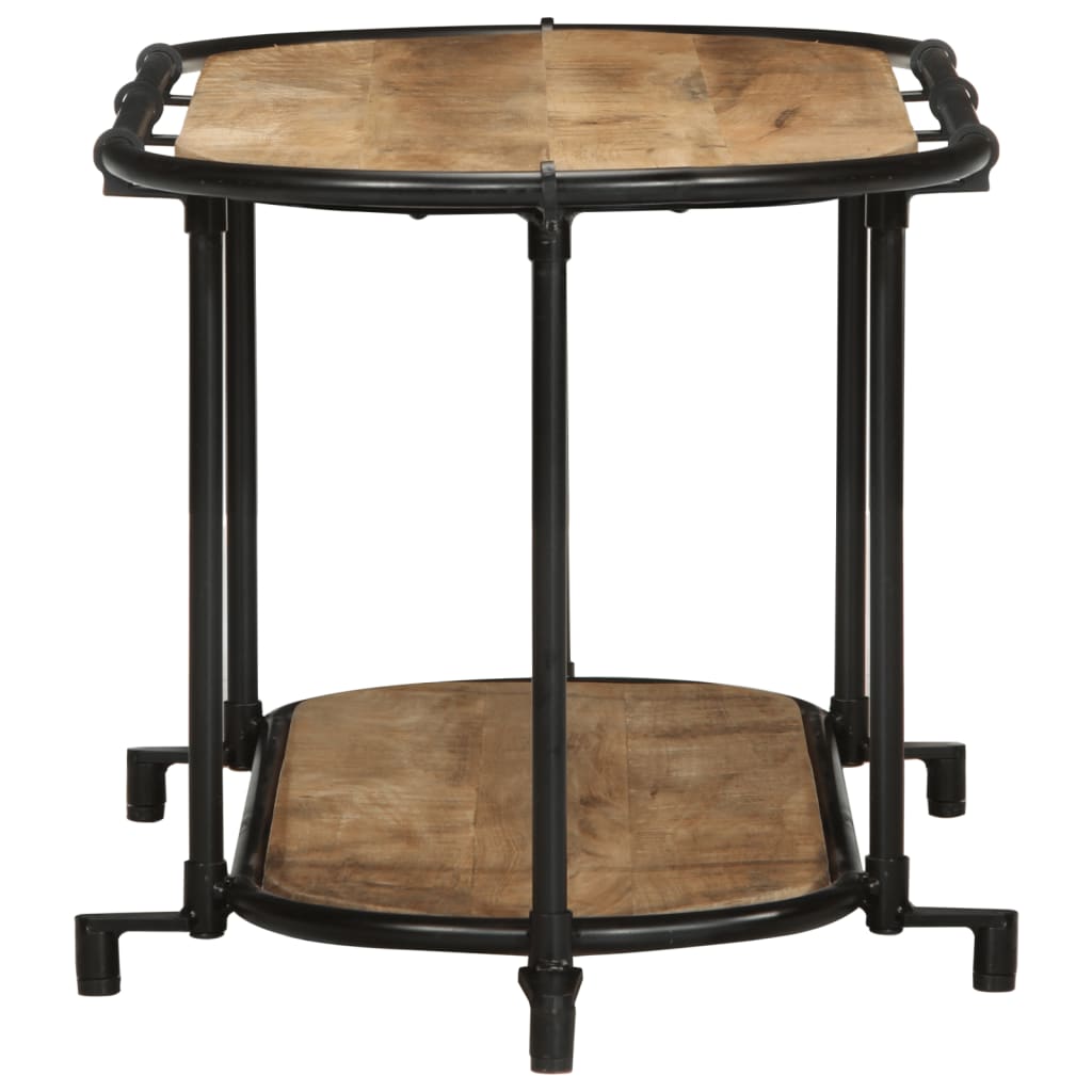 Meuble TV 100x42x40 cm bois massif de manguier brut - Fixations & meubles de rangement multimédia