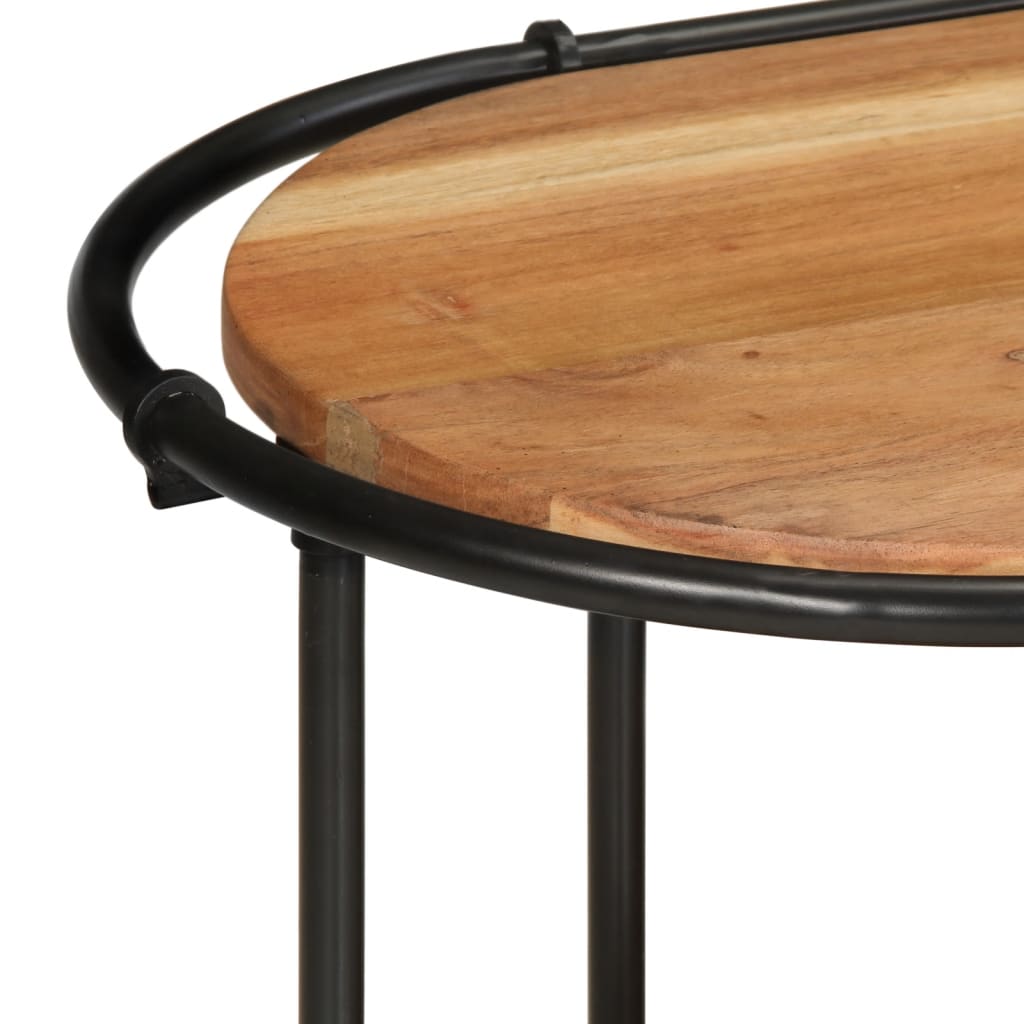 Meuble TV 200x42x40 cm bois d’acacia massif - Fixations & meubles de rangement multimédia
