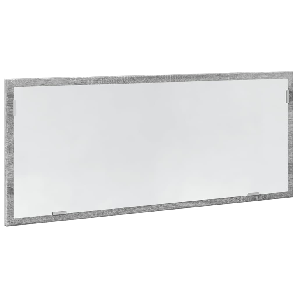 Miroir de salle de bain à LED sonoma gris bois d’ingénierie - Meubles-lavabos de salle de bains