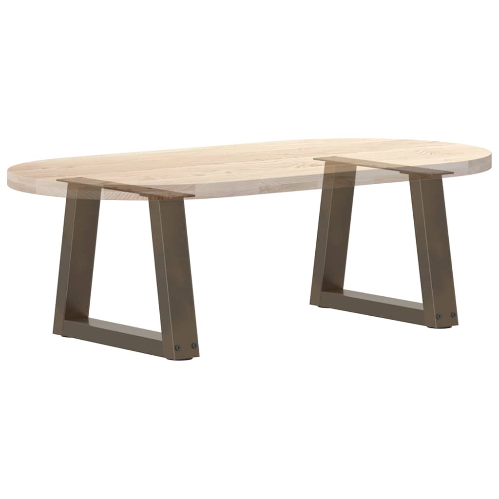 Pieds de table à manger forme V 2 pcs acier naturel acier - Pieds de table
