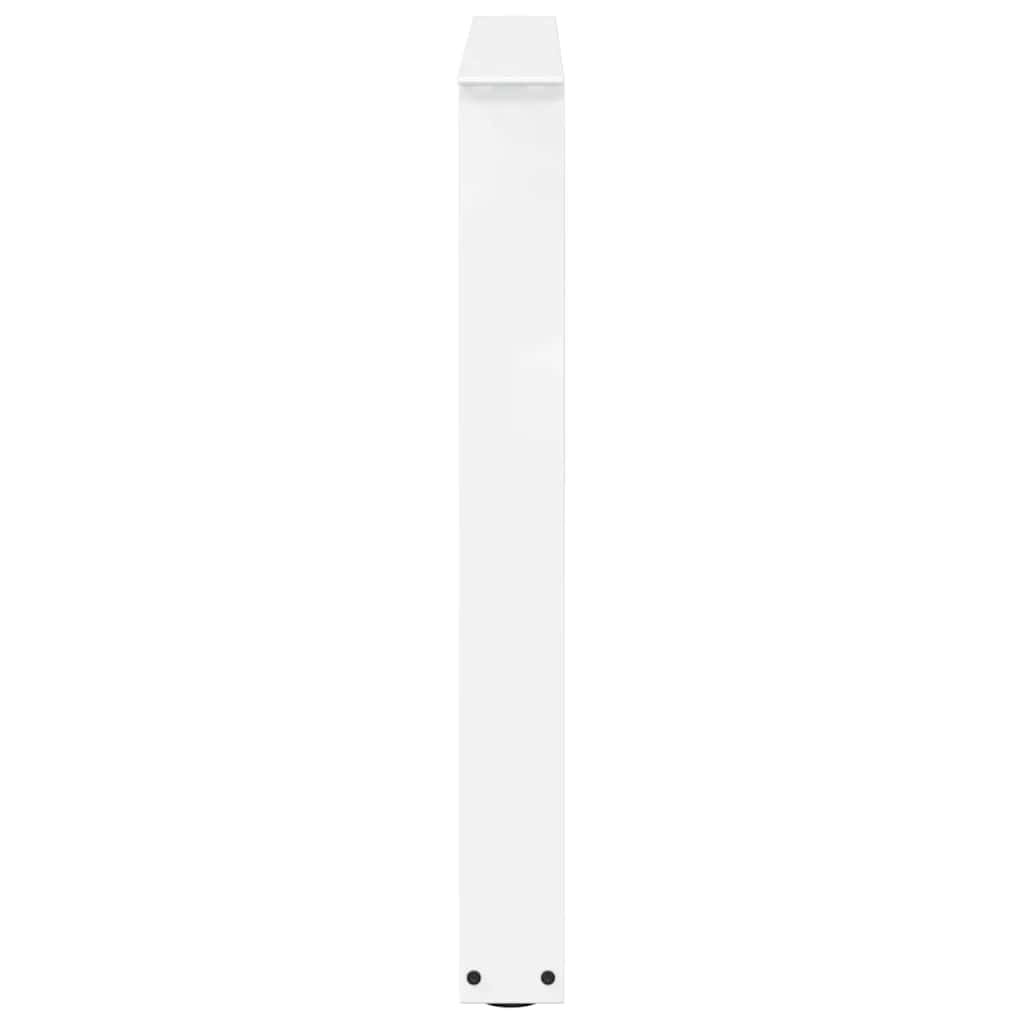Pieds de table à manger forme de V 2 pcs blanc 80x(72-73,3) cm - Pieds de table