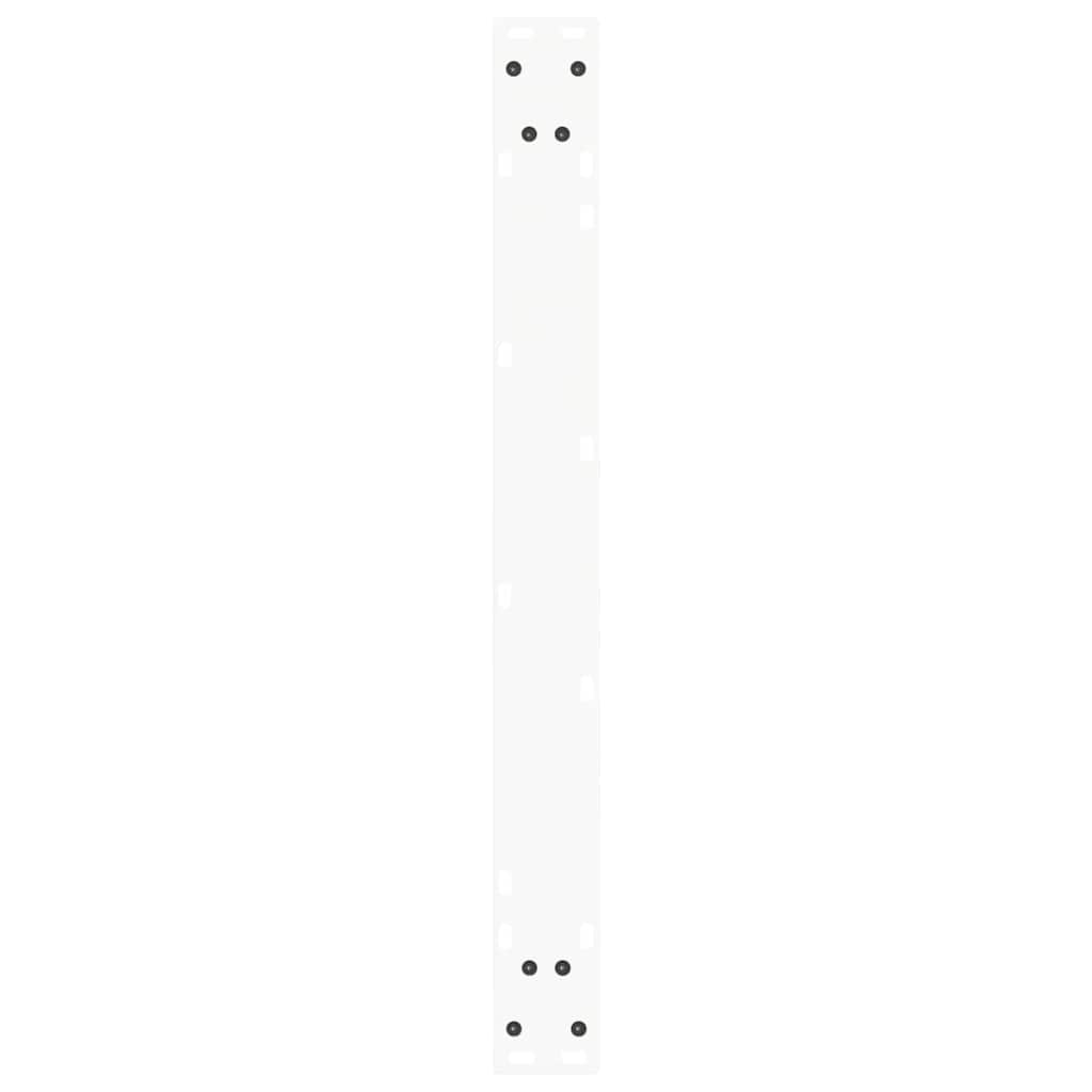 Pieds de table à manger forme de V 2 pcs blanc 80x(72-73,3) cm - Pieds de table