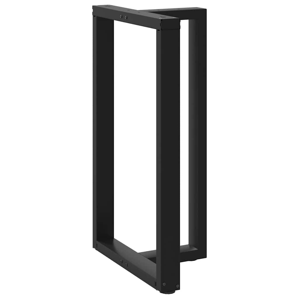 Pieds de table de bar forme de T 2 pcs noir 60x35x(100-101) cm - Pieds de table