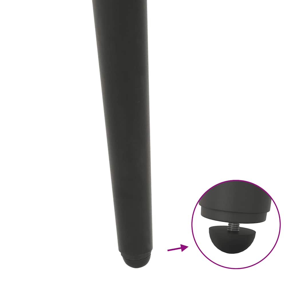 Pieds de table basse forme conique 4 pcs anthracite 30-31 cm - Pieds de table