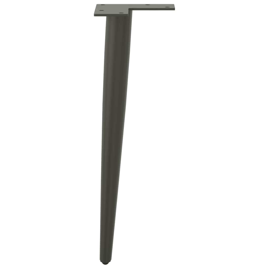 Pieds de table basse forme conique 4 pcs anthracite 30-31 cm - Pieds de table