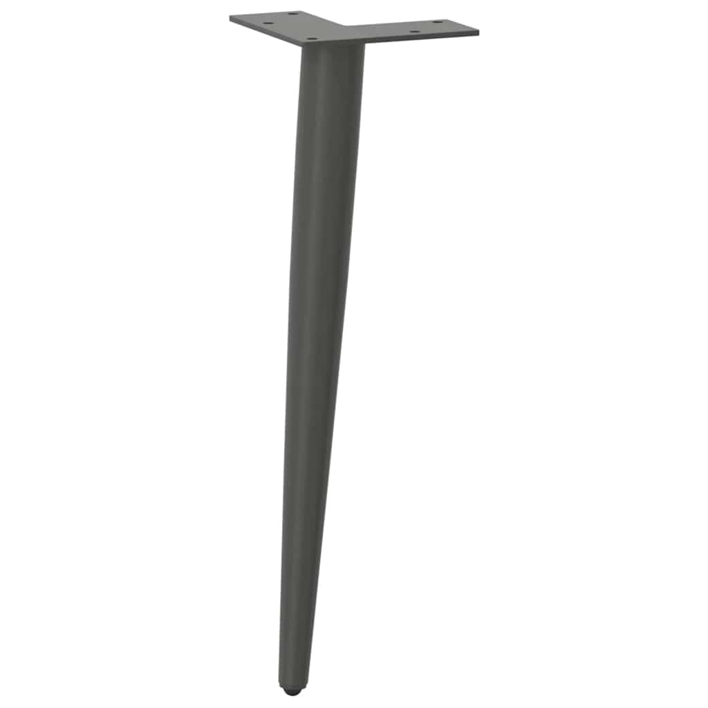 Pieds de table basse forme conique 4 pcs anthracite 30-31 cm - Pieds de table