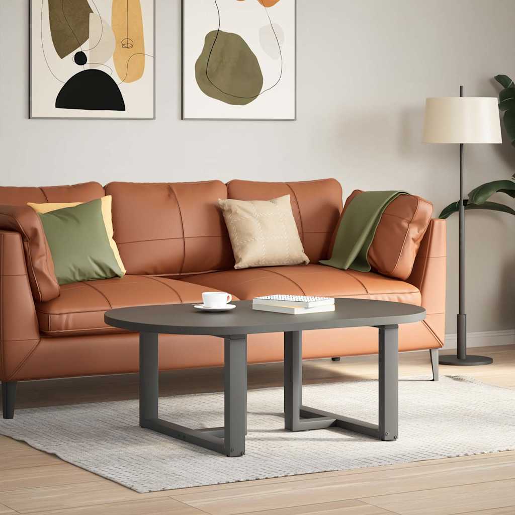 Pieds de table basse forme de T 2pcs anthracite 60x25x(42-43)cm - Pieds de table