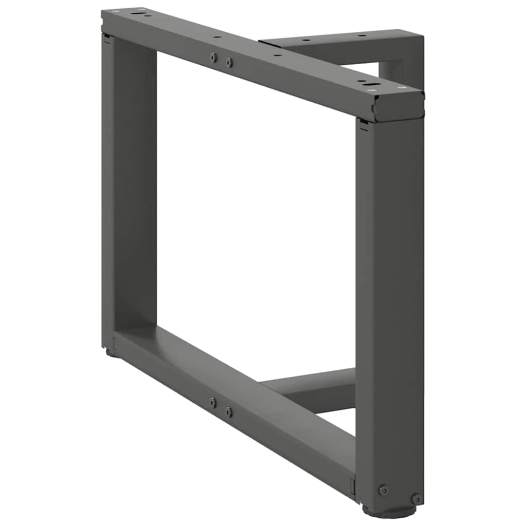 Pieds de table basse forme de T 2pcs anthracite 60x25x(42-43)cm - Pieds de table