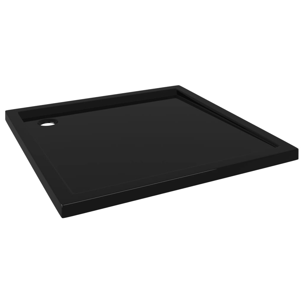 Receveur de douche carré ABS Noir 80x80 cm - Bacs de douche